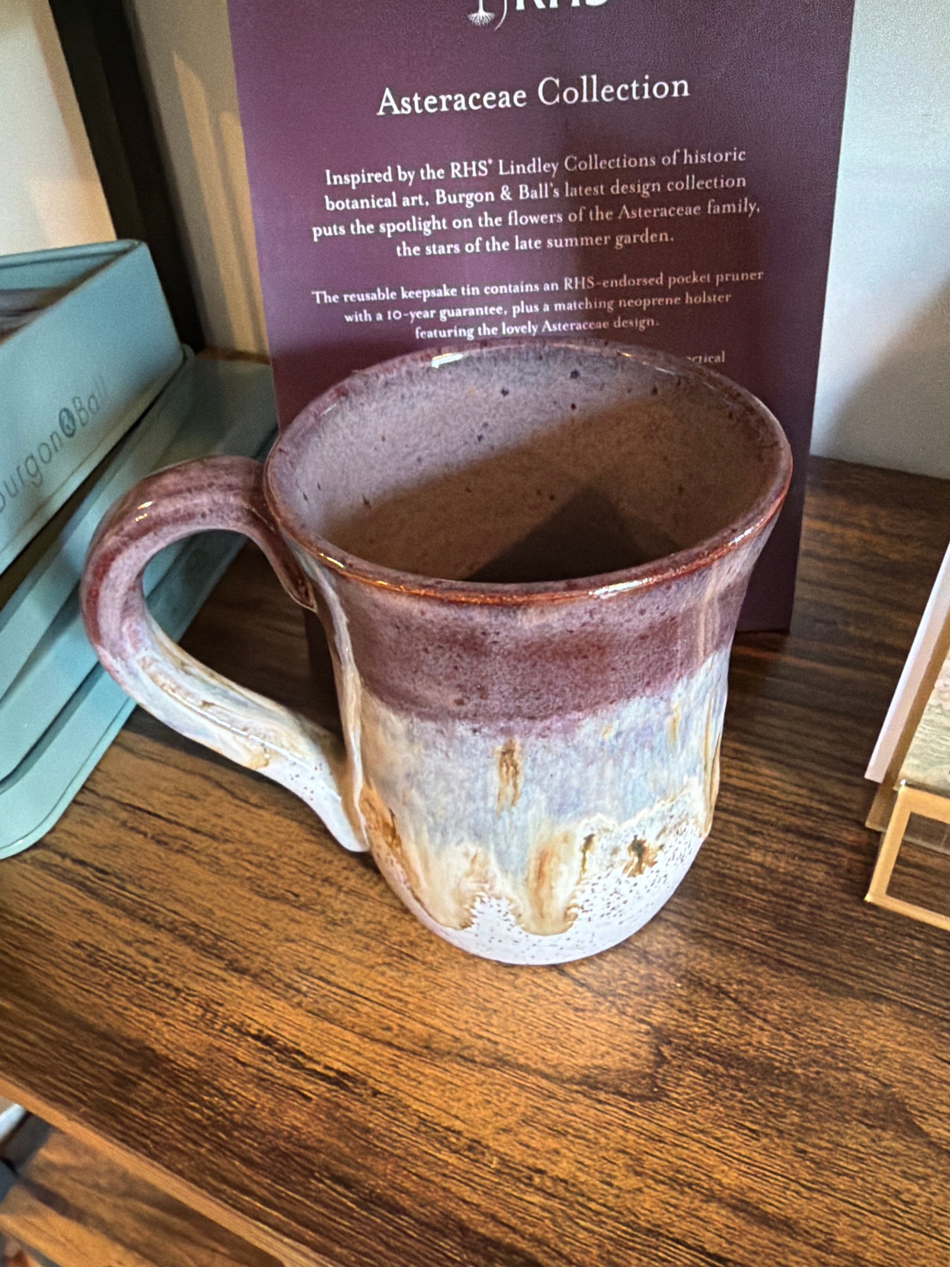 Purple Stoneware Mug