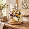 The White Carnation & Lavender Botanical Cloche