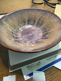 Purple haze glazed bowl