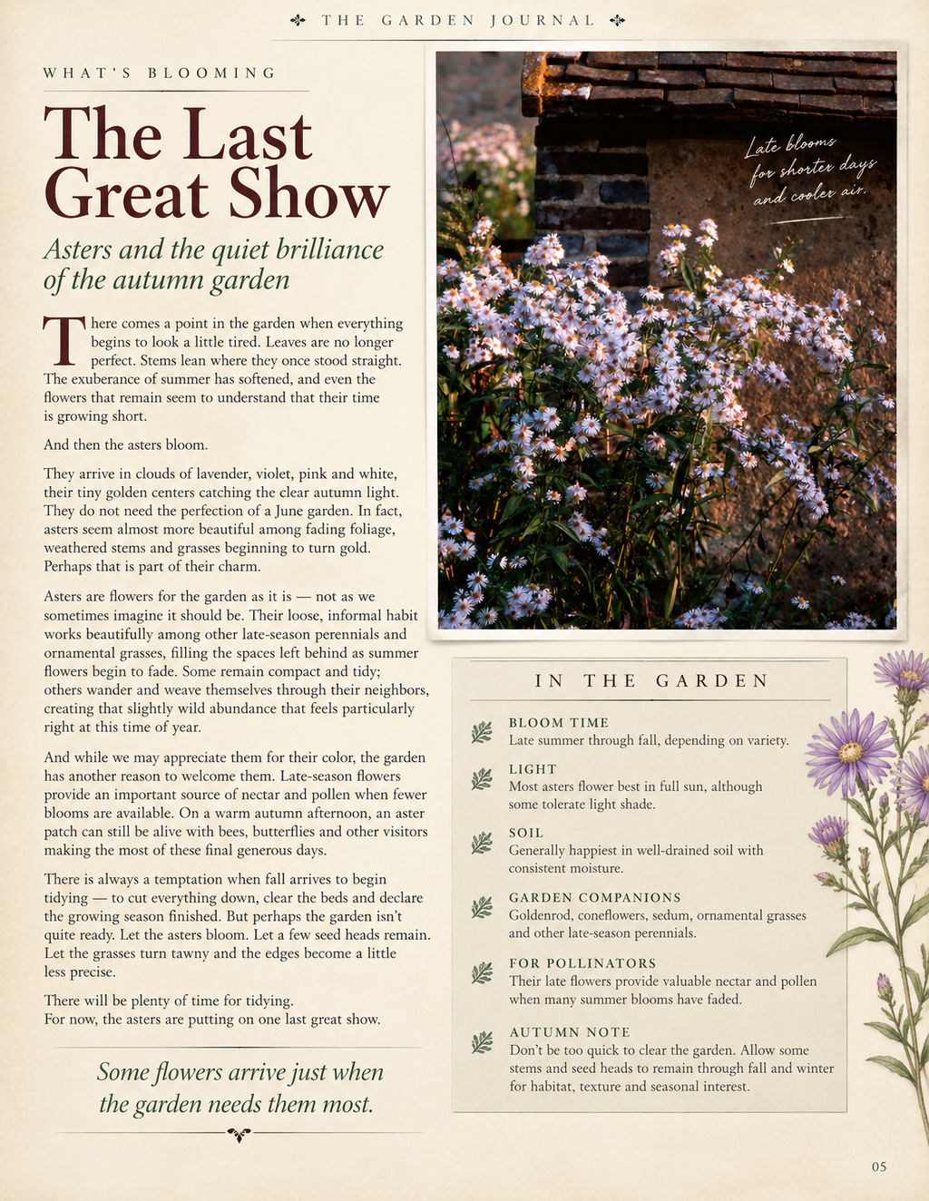 The Garden Journal — Fall 2026 • Issue Two-Digital Edition