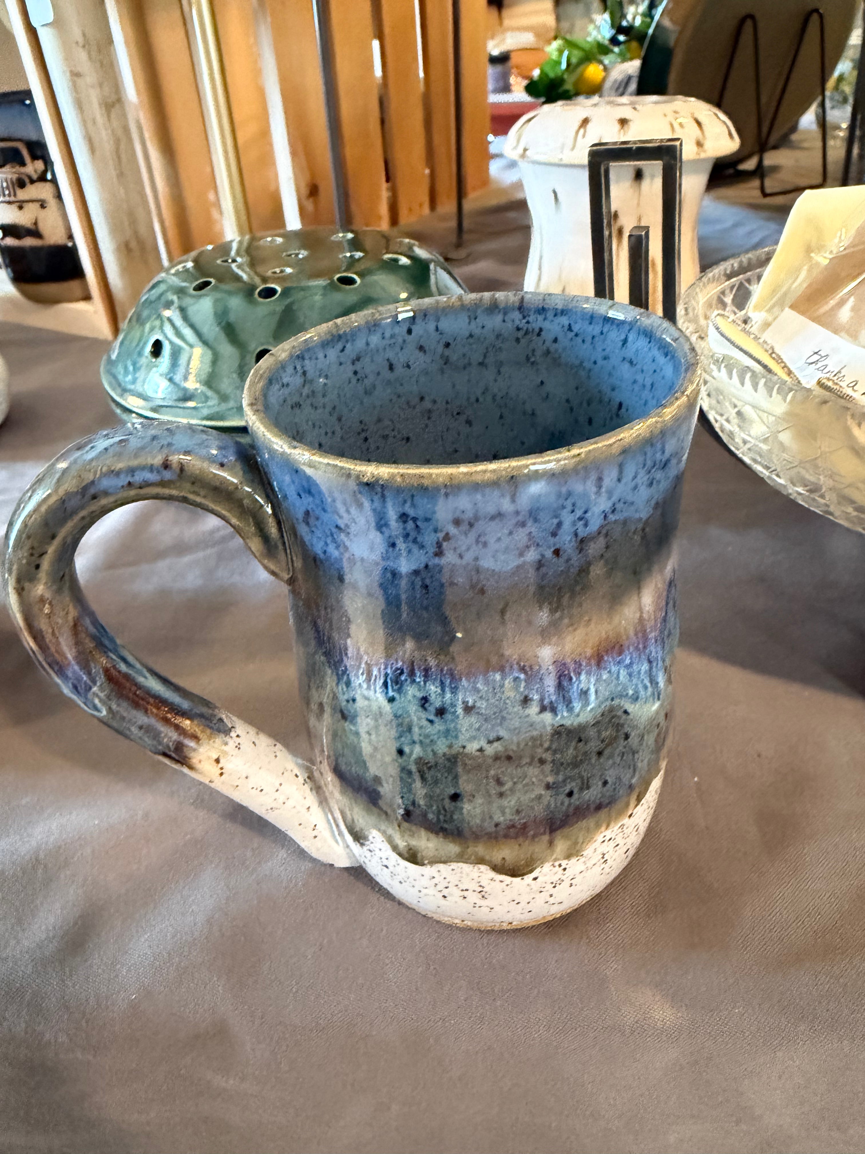 Large Blue Mug
