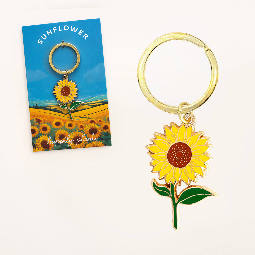 Sunflower Keychain & Bag Charm, Summer Gifts