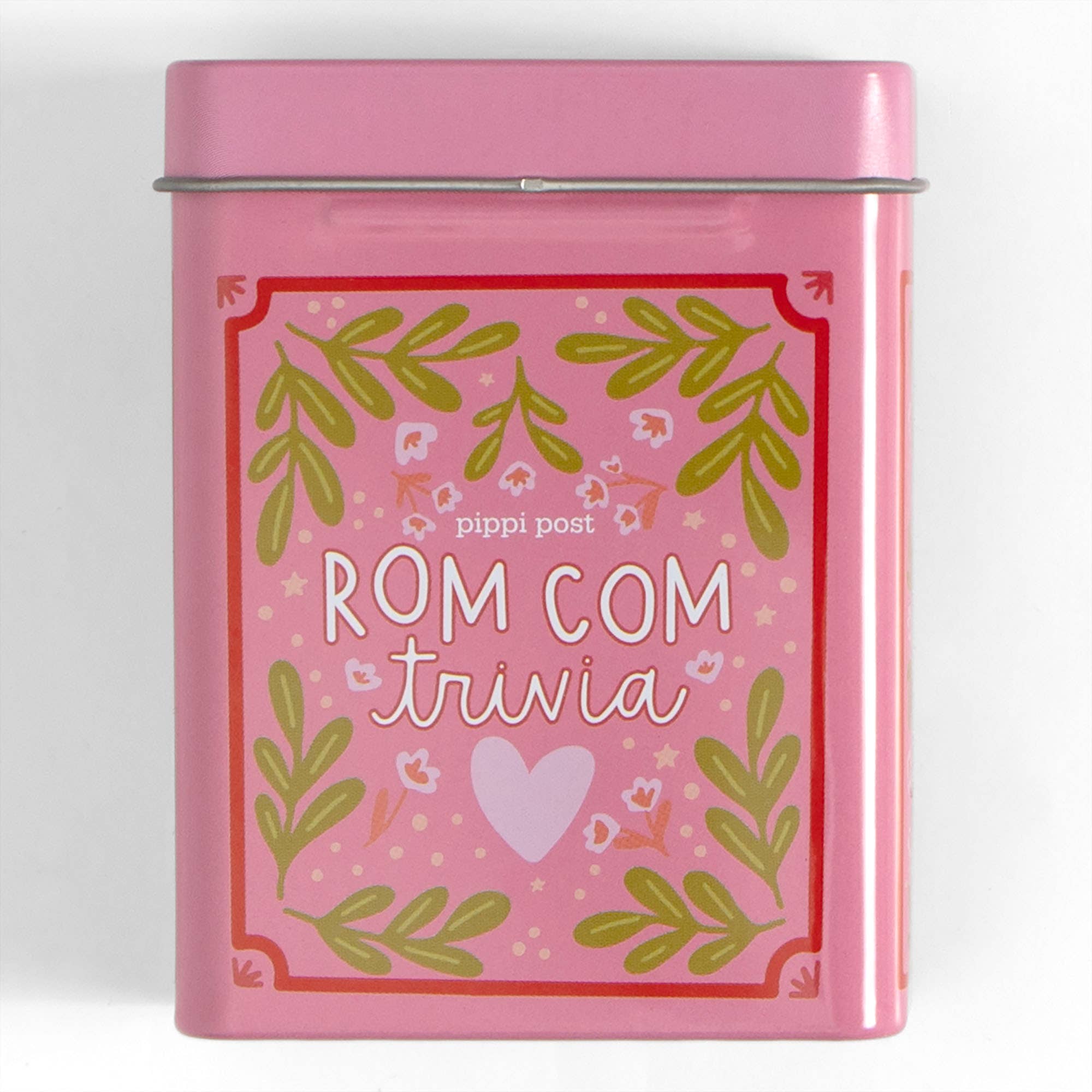 Rom Com Trivia Game - Deck of Cards + Storage Tin
