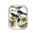 Small Metal Vintage Audubon Magpie and Jaybirds Trinket Tray