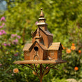 Large Copper-Colored Multi-Home Birdhouse "Montana"