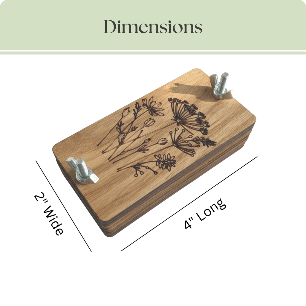 Flower Press Kit | Stay Wild Wood Flower Press