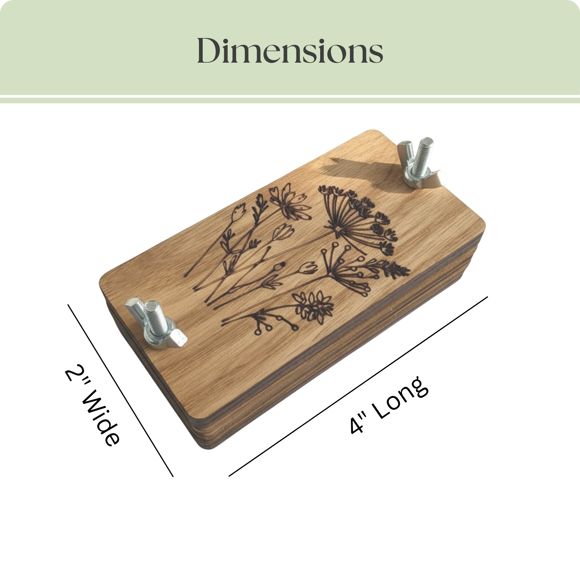 Flower Press Kit | Stay Wild Wood Flower Press