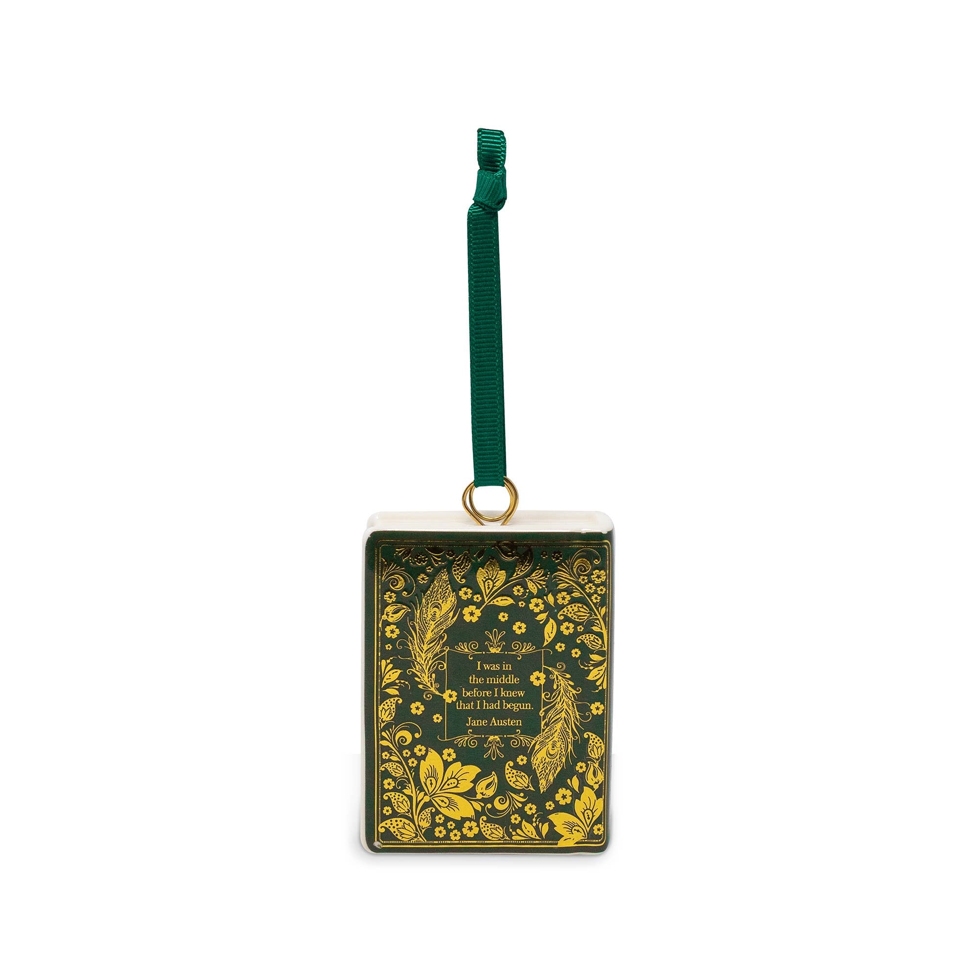 Ceramic Book Ornament, Pride and Prejudice