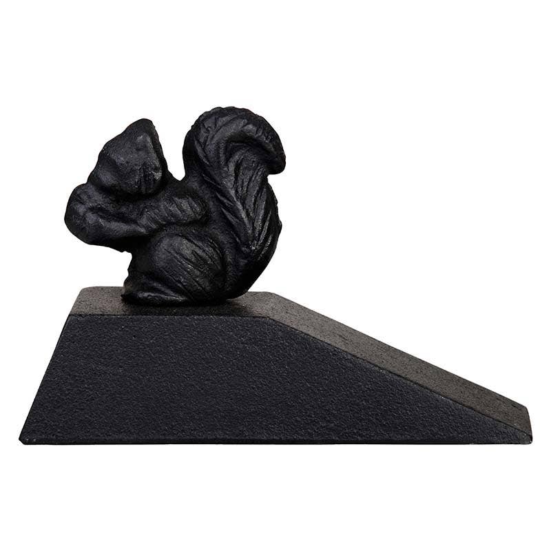 Animal Door Stop, Cast Iron, Black