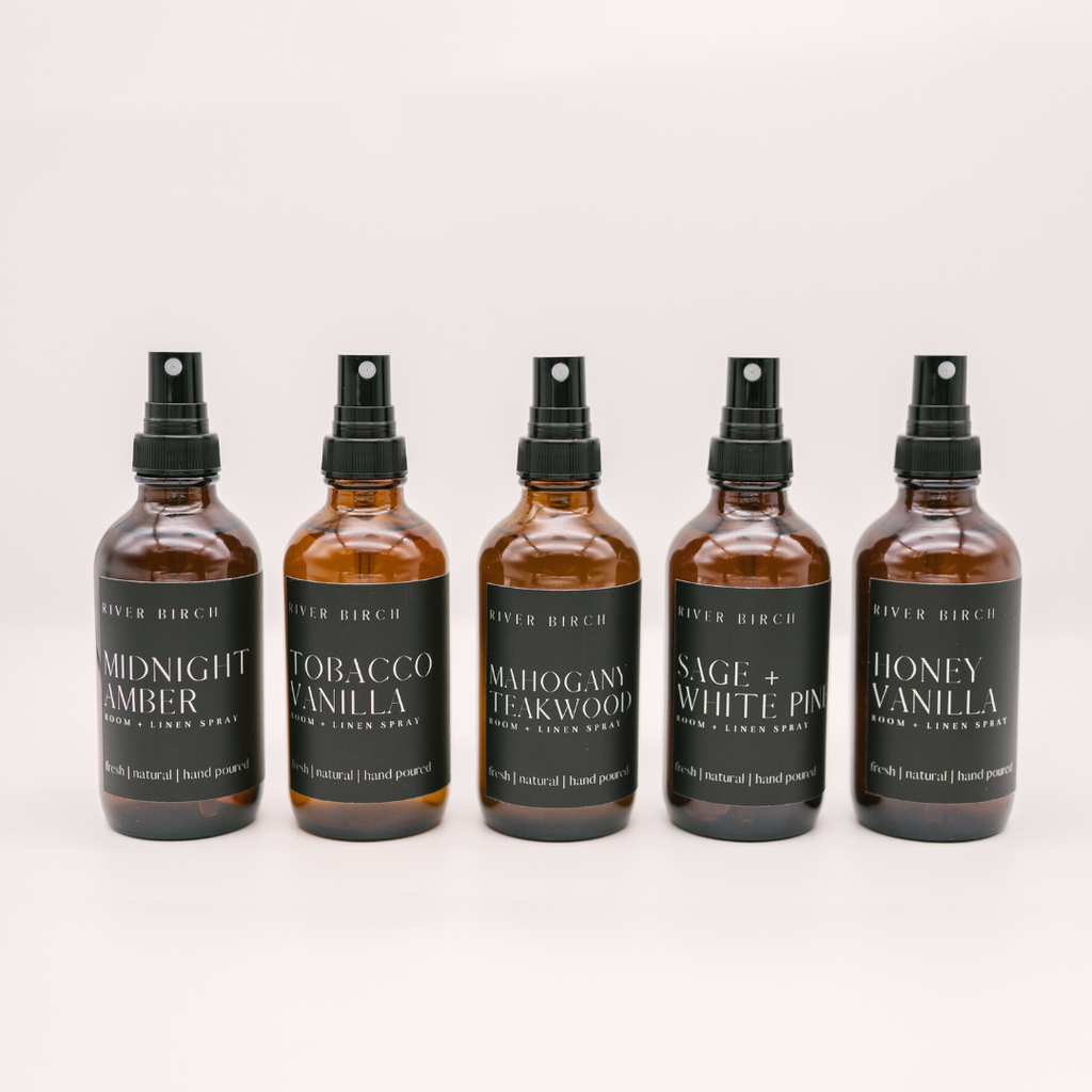 White Sage Lavender - 4 oz Amber Glass Room + Linen Spray