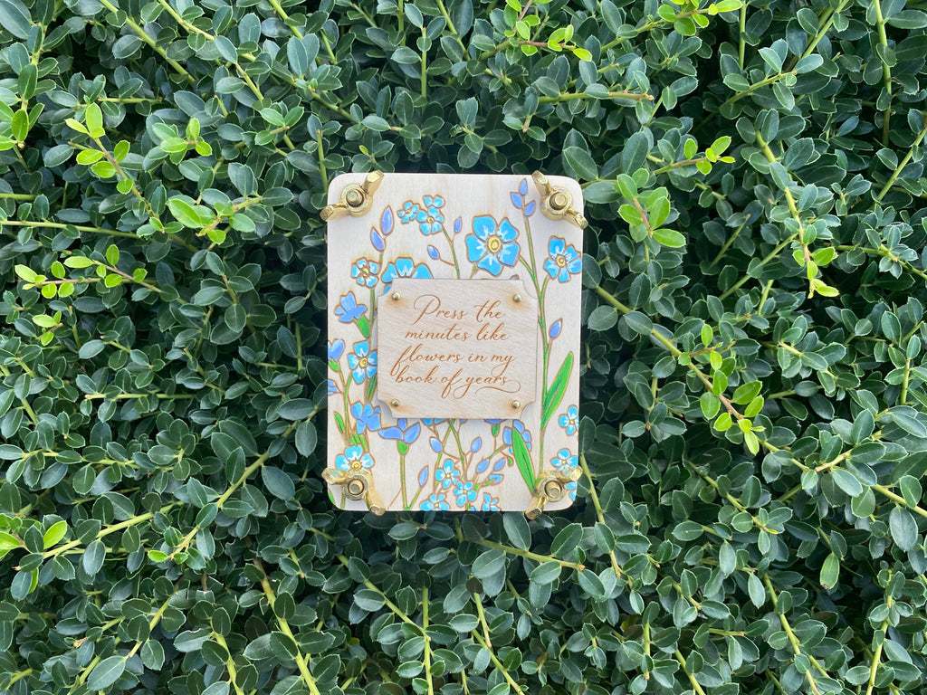 Hand Painted State Flower Pocket-Size Flower Press