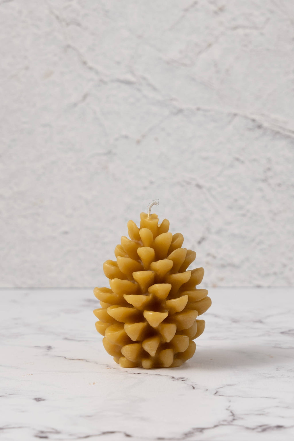 Pure Beeswax Pinecone Candle
