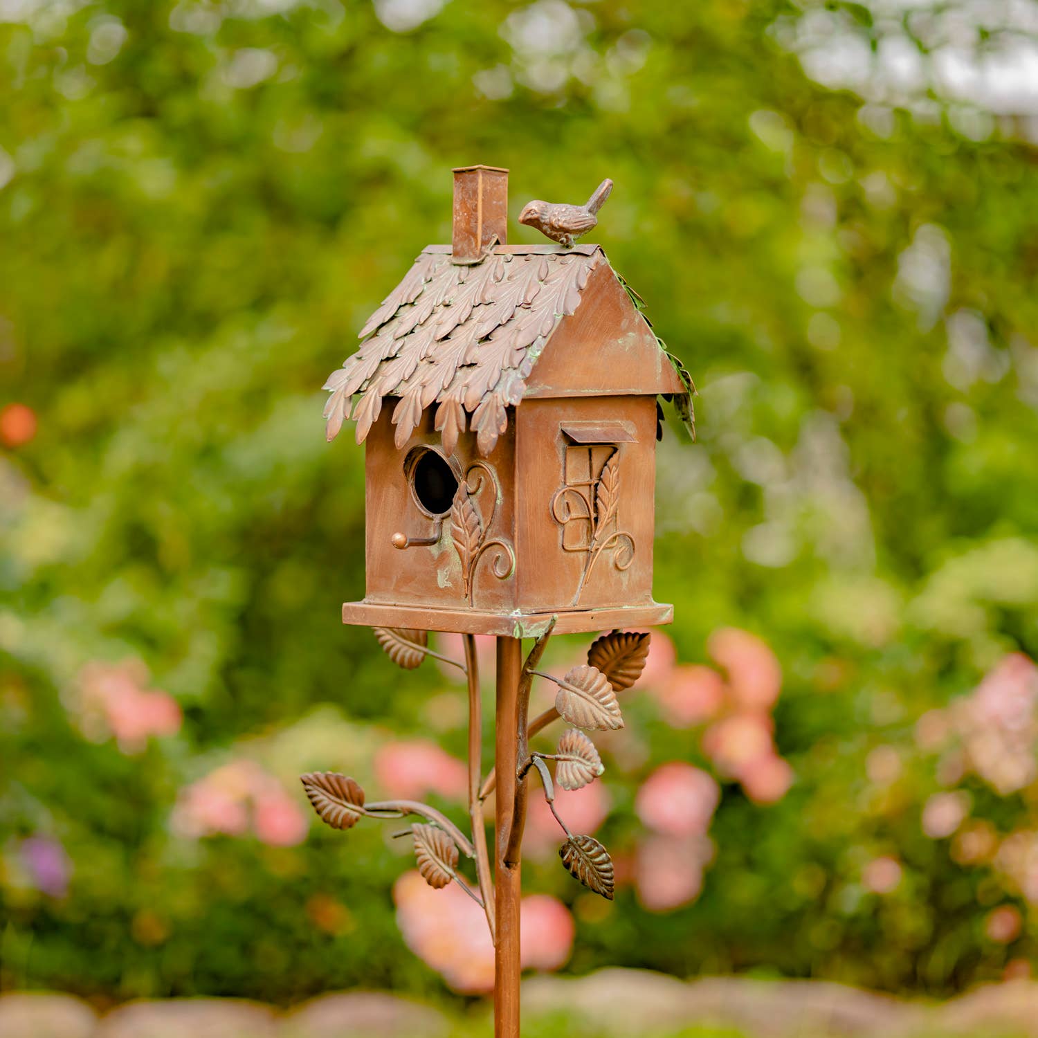 Tall Country Style Birdhouse Stakes- 4 Options