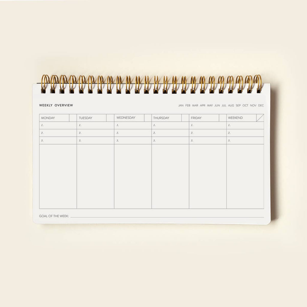 WILD FLOWERS | UNDATED WEEKLY PLANNER