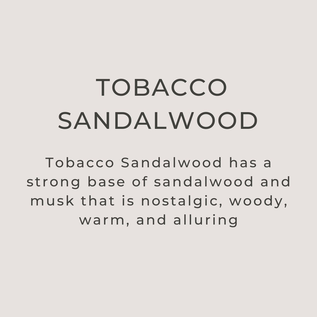 Tobacco Sandalwood   - 4 oz Amber Glass Room + Linen Spray