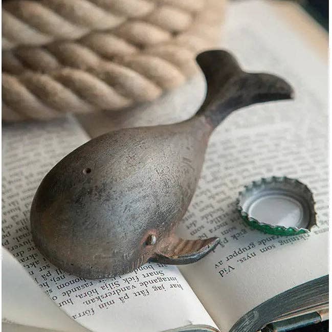Pewter Whale Bottle Opener