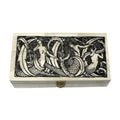 Mermaids Engraved Trinket Jewelry Storage Bone Box | Desktop