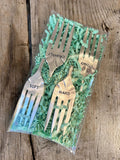 Cheese Marker #4 - Set of 4 Fork Tines