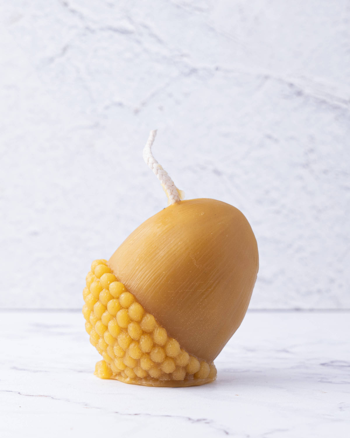 Pure Beeswax Acorn Candle