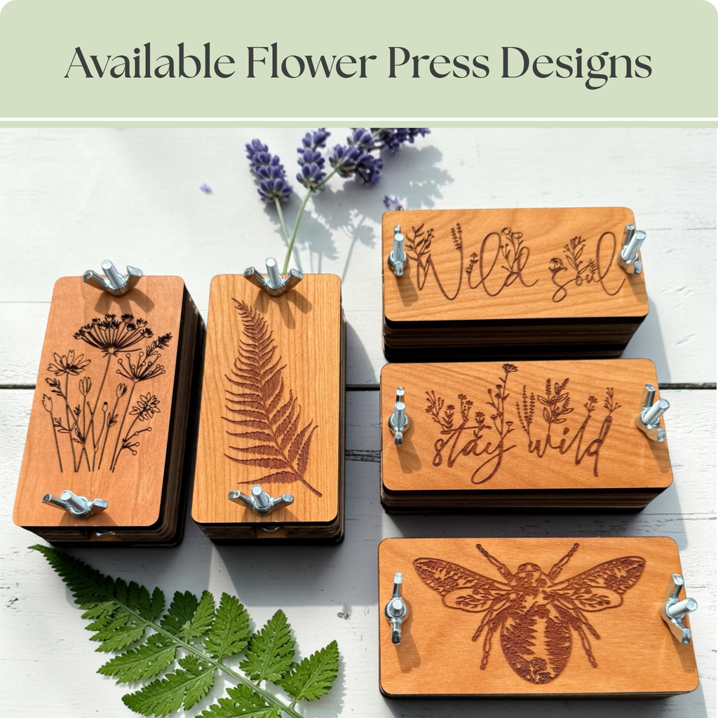 Flower Press Kit | Stay Wild Wood Flower Press