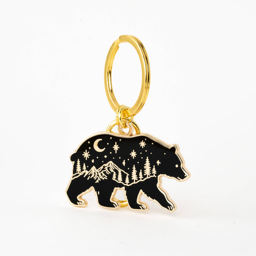Twilight Bear Keychain & Bag Charm, Wildlife Gifts